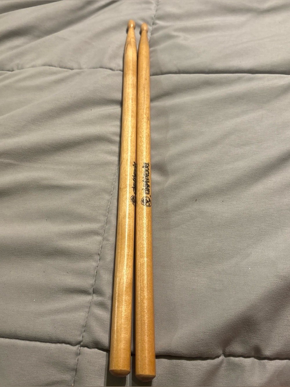 Rock and Wood Drumsticks in Natural Finish